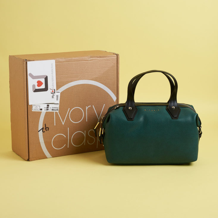 green bag in ivory clasp march 2018 review