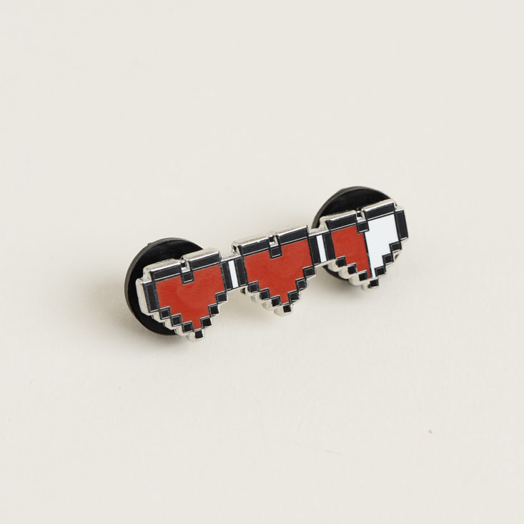 Heart Container pin from the Legend of Zelda