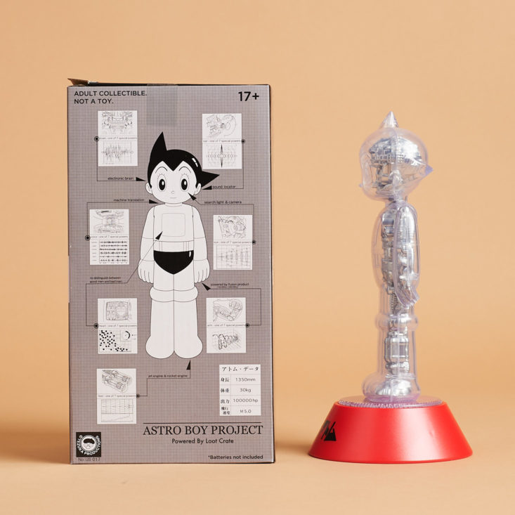 astro boy statue and box