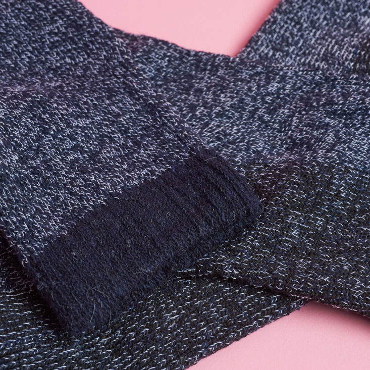 cuffs of socks