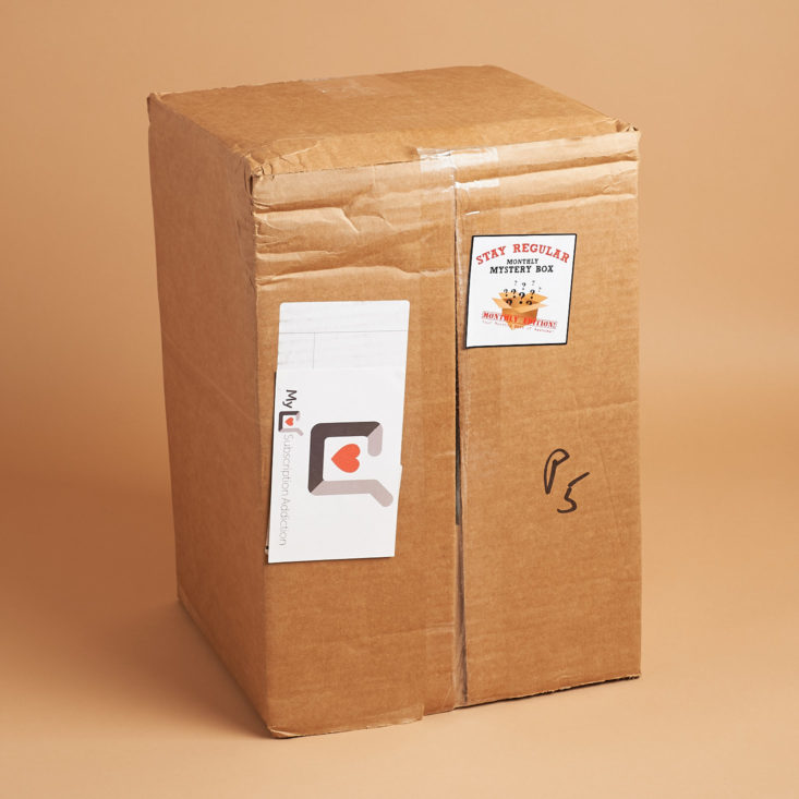 monthly mystery box of awesome unboxing and review