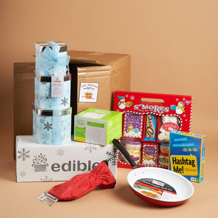 all items in monthly mystery box of awesome for march 2018