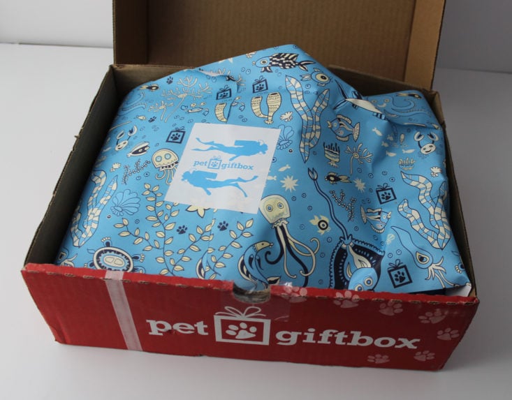 Pet Gift Box Dog March 2018 Inside