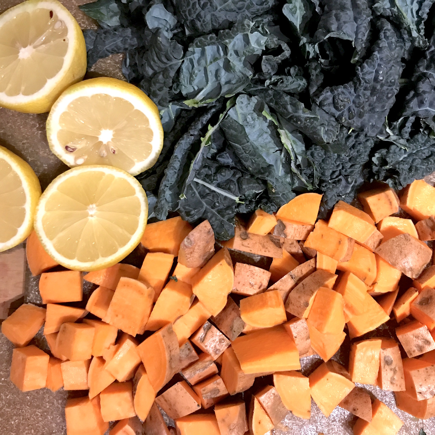 Plated February 2018 - chopped veggies