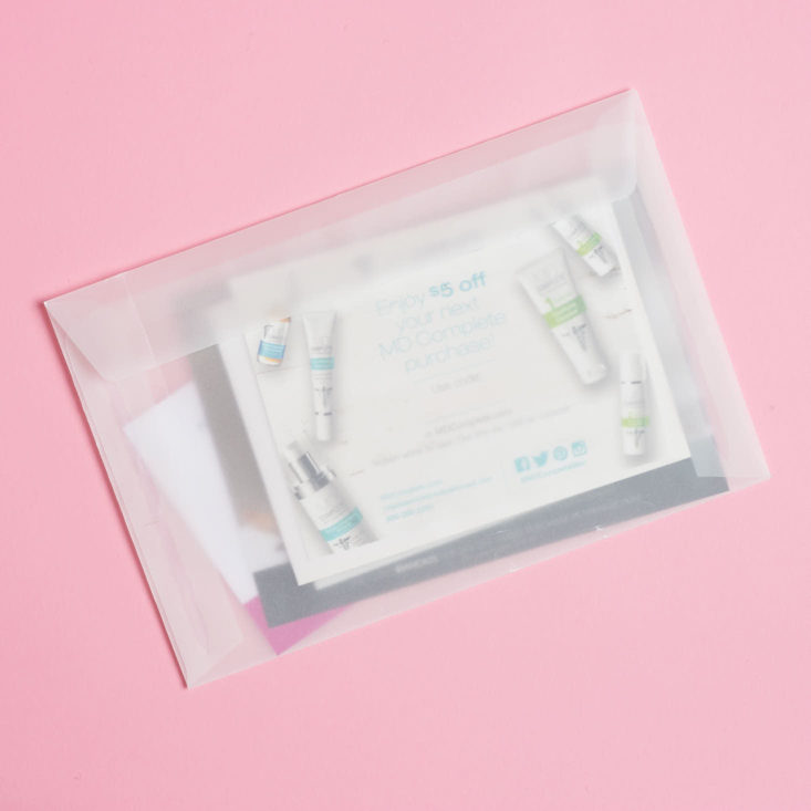 booklet of promo information