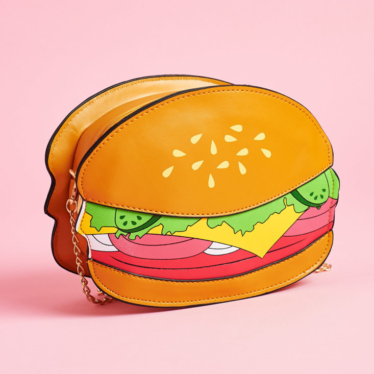 hamburger shaped purse