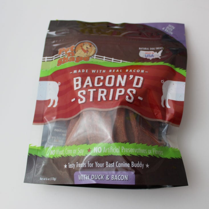 Pet ‘n Shape Bacon’d Strips with Duck and Bacon (6 oz)