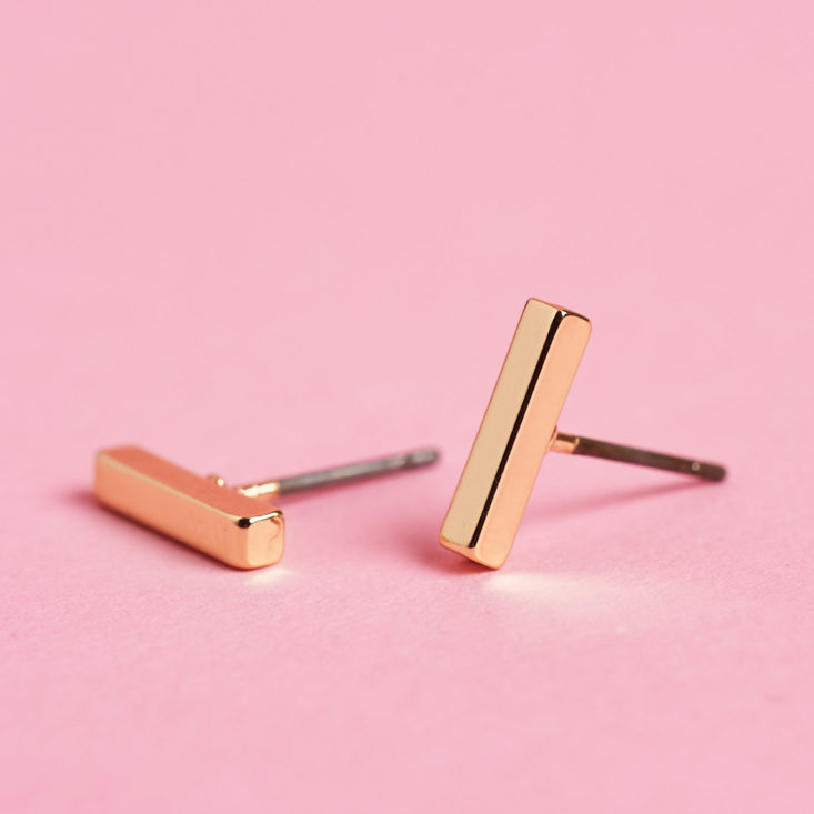 small bar earrings