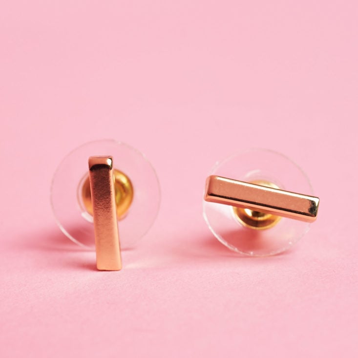 small bar shaped earrings