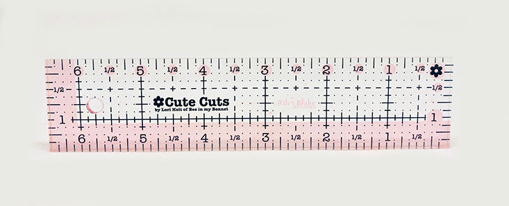 Cute Cuts 1.5" x 6.5" Rectangular Ruler 