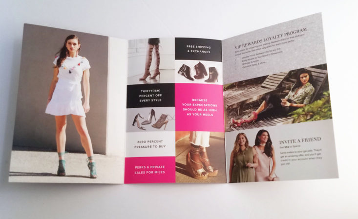 Shoe Dazzle February 2018 0009 - information booklet
