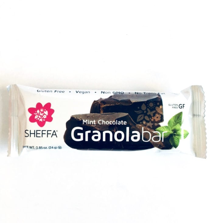 SnackNation February 2018 - sheffa granola bar