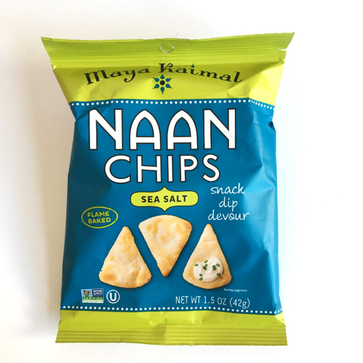 SnackSack January 2018 - naan chips
