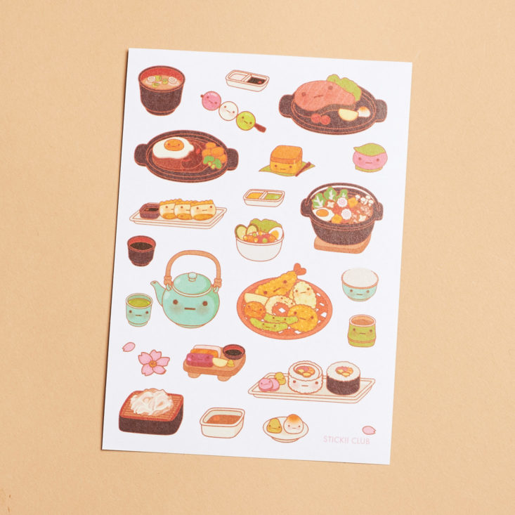 japanese food stickers