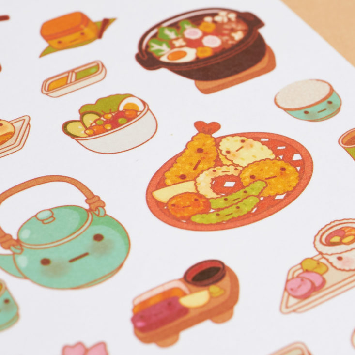 japanese food kawaii stickers