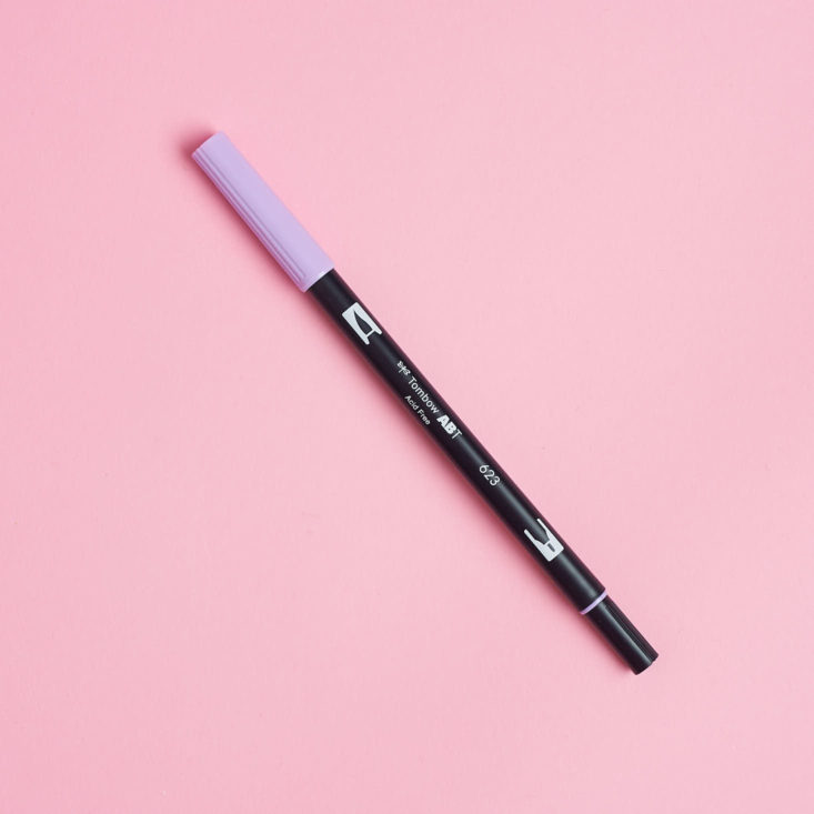 lavender brush pen