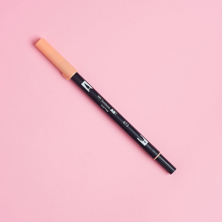 peach brush pen