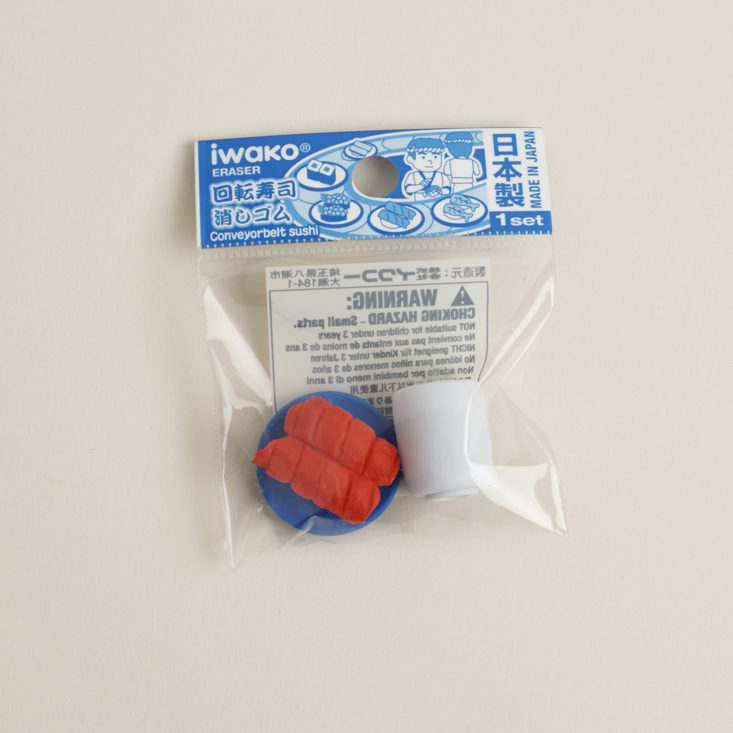 Sushi Eraser in package