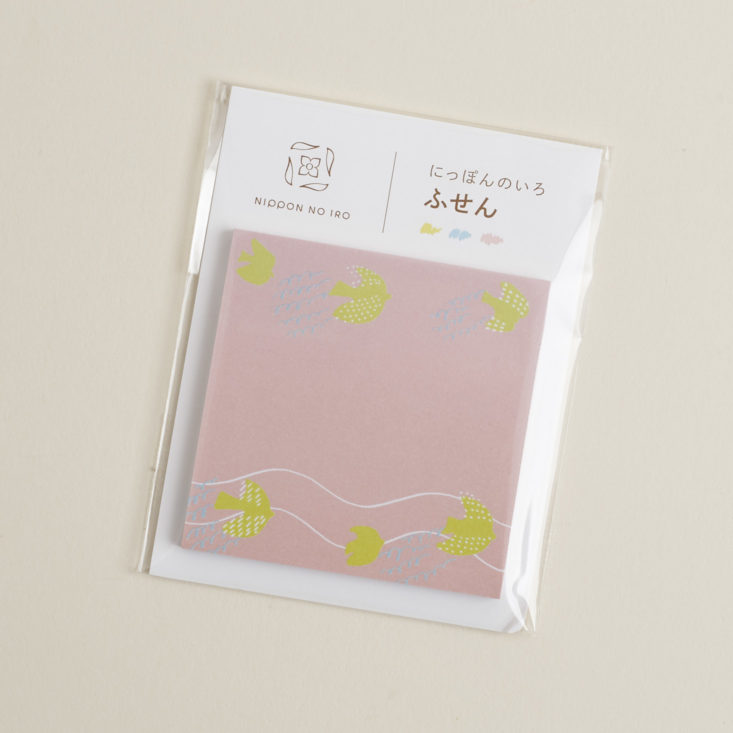 Japanese Traditional Colors Sticky Notes in package