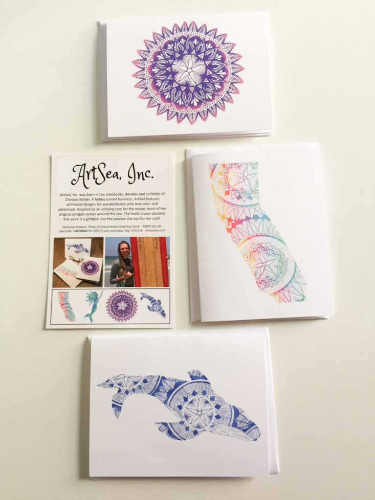 Hand-drawn Greeting Cards by ArtSea, Inc.