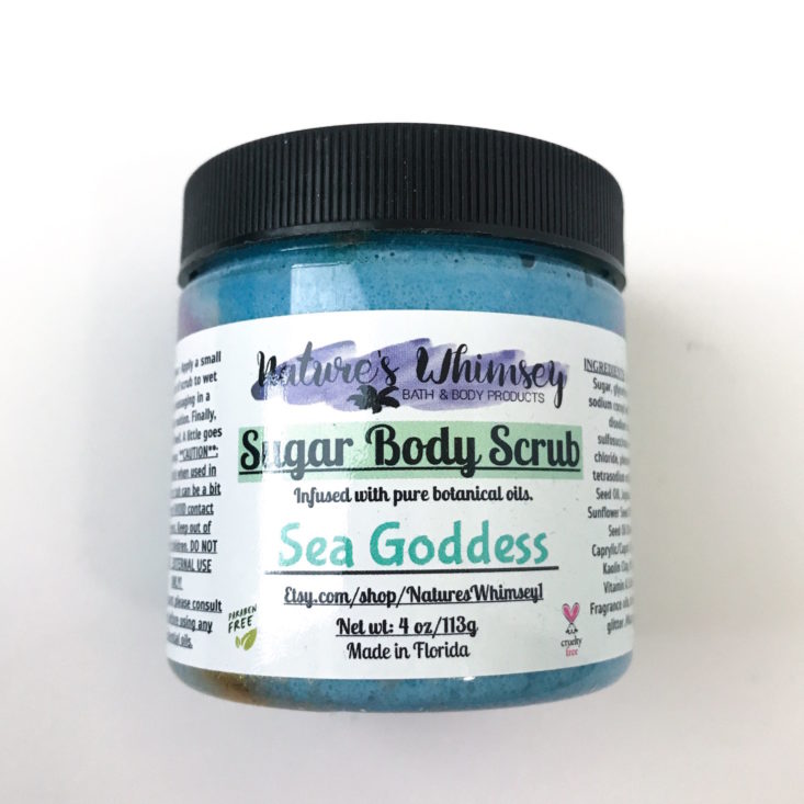 Nature’s Whimsey Sea Goddess Sugar Body Scrub, 4 oz