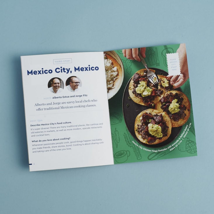 pages 7 and 8 of blue apron passport