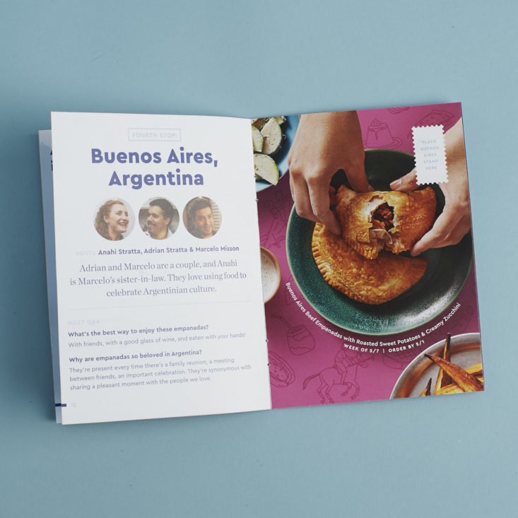 pages 11 and 12 of blue apron passport