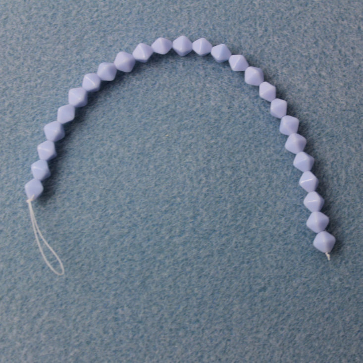 6mm Czech Glass Bicone in Opaque Light Periwinkle (25 pcs)