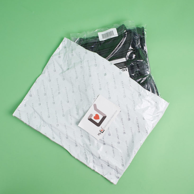 fabletics shipping envelope