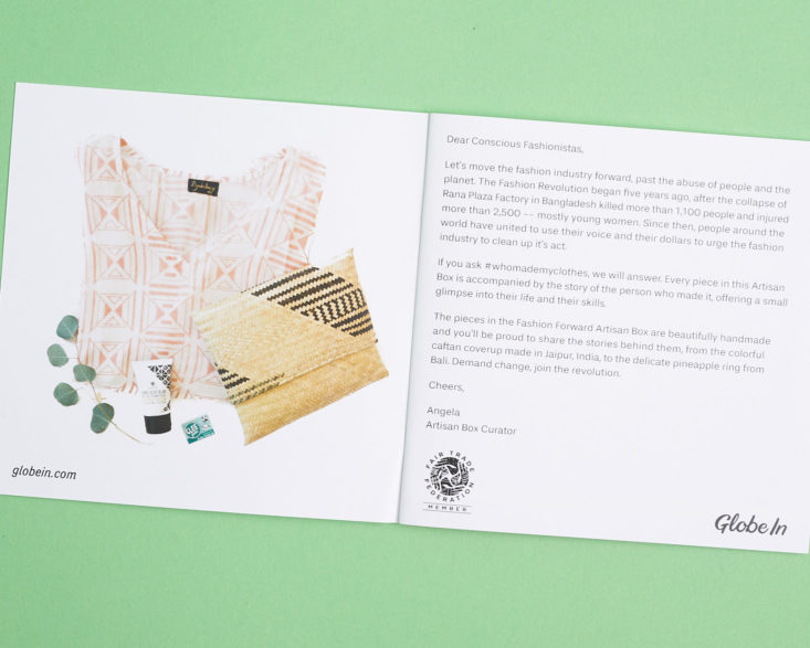 globein fashion forward april 2018 info booklet editors note
