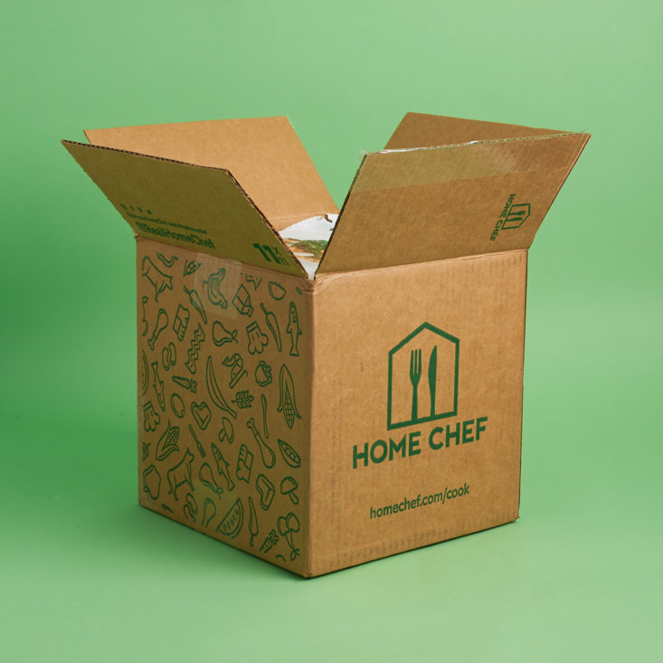 home chef vegetarian april 2018 box unboxing