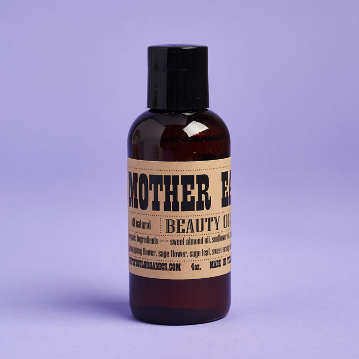 mother earth beauty oil