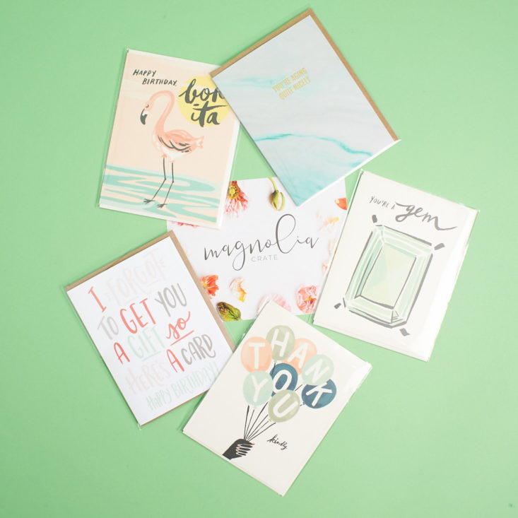 magnolia crate stationery subscription box cards april 2018