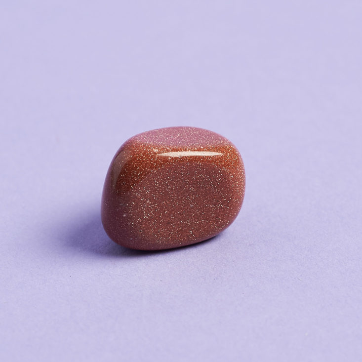 round smooth orange crystal