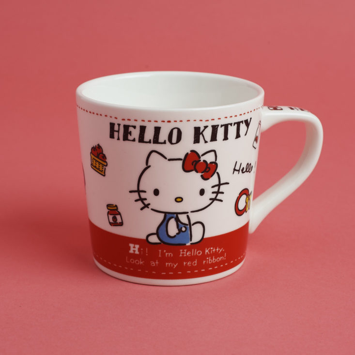 other side of hello kitty mug