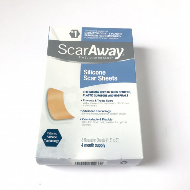 ScarAway Silicone Scar Sheets, 12 count