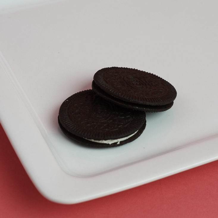 Coconut OREO Thins on a plate
