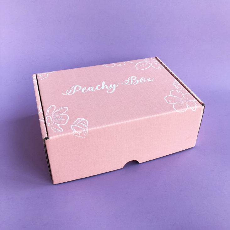 closed pink Peachy Box