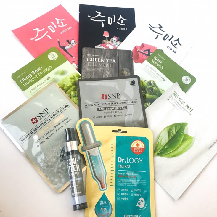 Pink Seoul monthly mask box march 2018 review