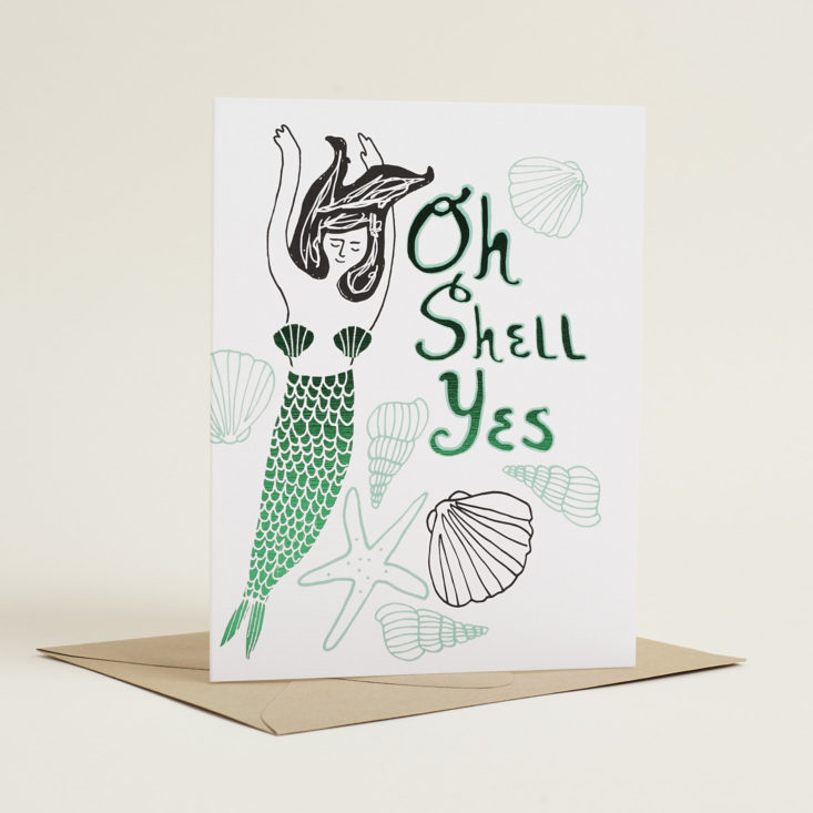 Oh shell yes card