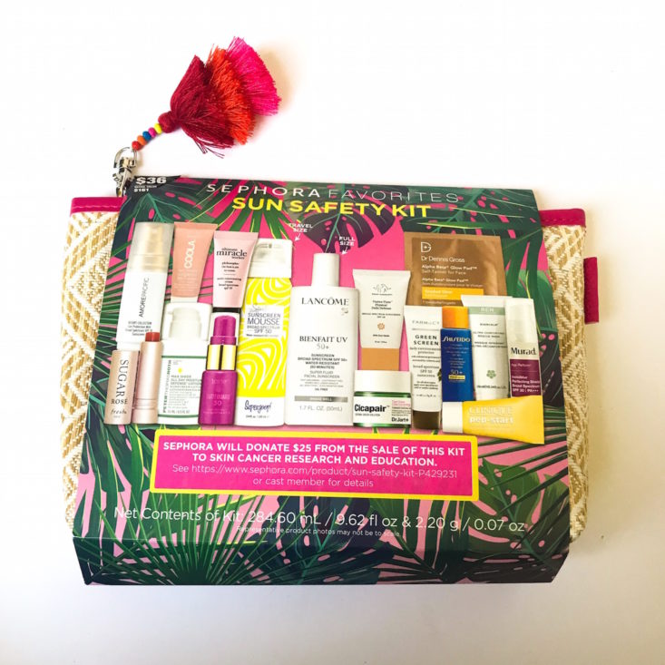 Sephora Favorites Sun Safety Kit box