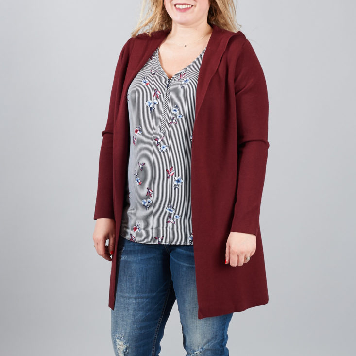 Stitch Fix Maternity April 2018 cardigan 2