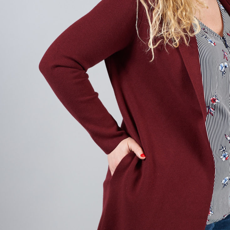 Stitch Fix Maternity April 2018 cardigan 4