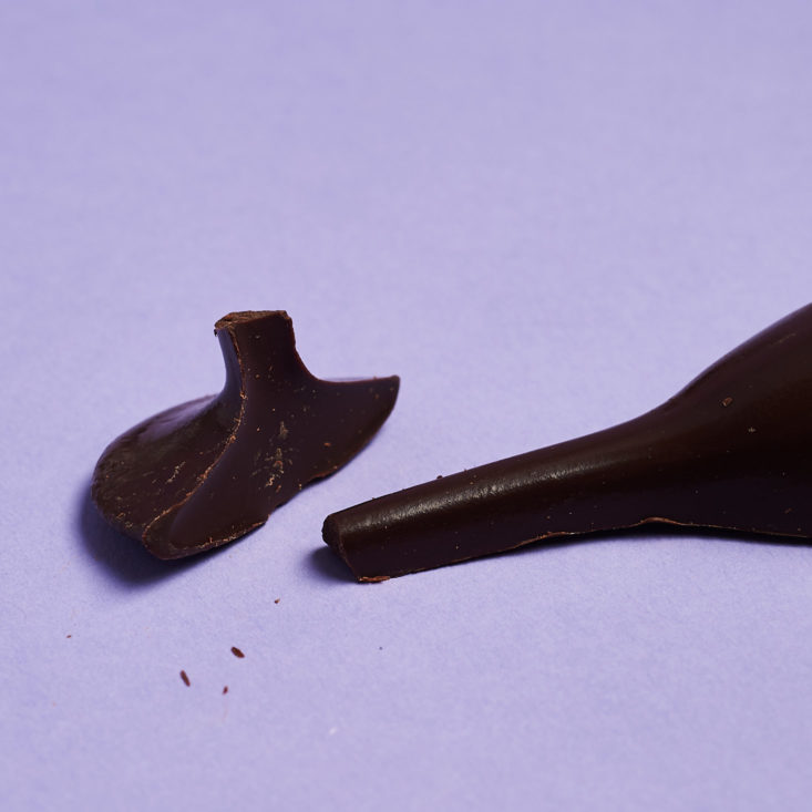 chocolate wine glass stem