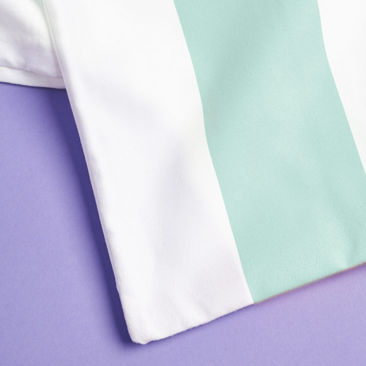 corner of chair cover