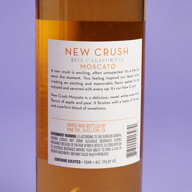 moscato label