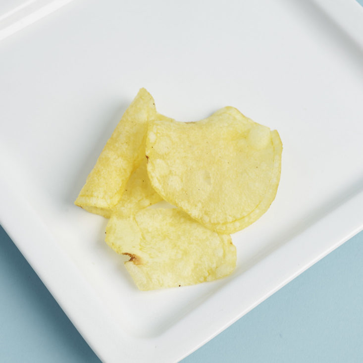 Torres Black Truffle Potato Chips on plate
