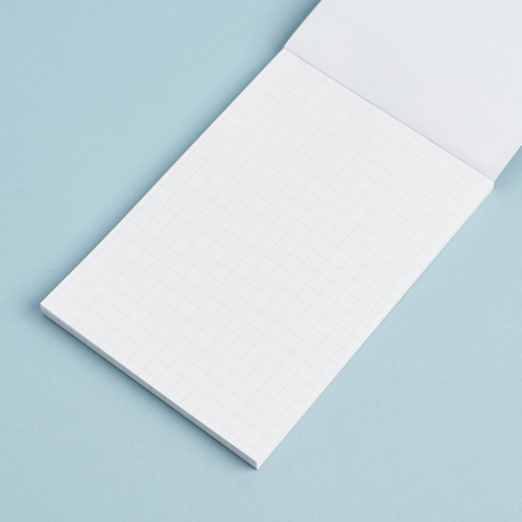grid paper inside Non-slip Memo Pad