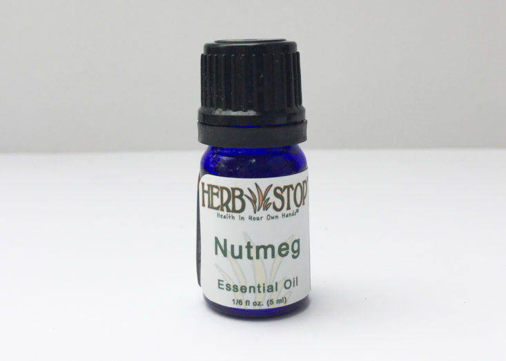 Nutmeg essential oil, 1/6 oz 