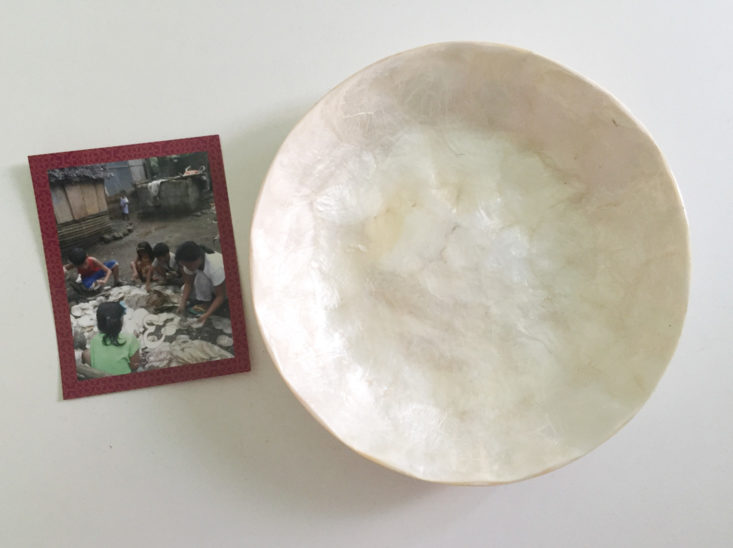 Capiz Shell Bowl, Philippines